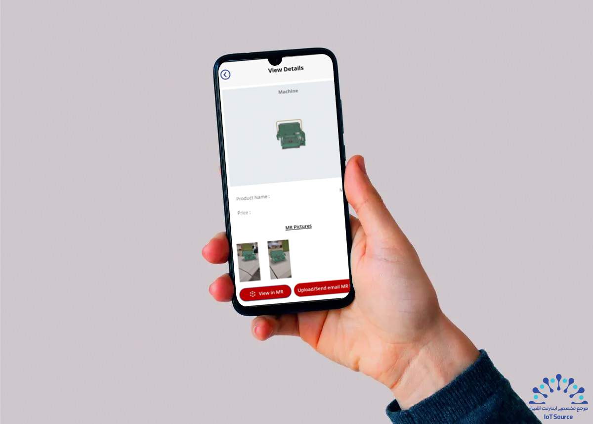 توسعه اپلیکیشن واقعیت ترکیبی (Mixed Reality) مبتنی بر Power Apps برای تولیدکننده ماشینآلات صنعتی: مطالعه موردی 15 صفحه نمایش برنامه تجسم سه بعدی محصول ماشین آلات صنعتی